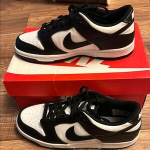 Nike Dunk Low Black and White Sneakers
